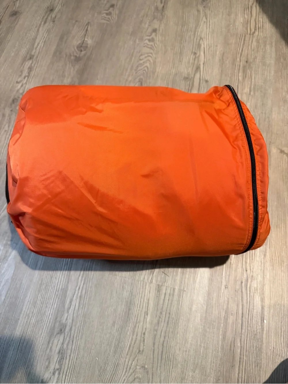L.L. Bean Bright Orange Packable Sleeping Bag